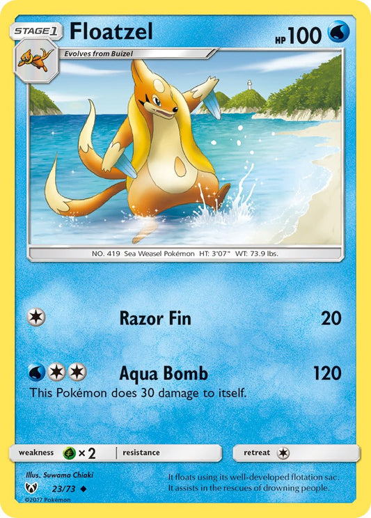Floatzel 23/73 Uncommon - MissingNo.