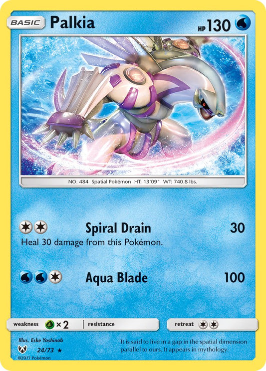 Palkia 24/73 Reverse Rare - MissingNo.