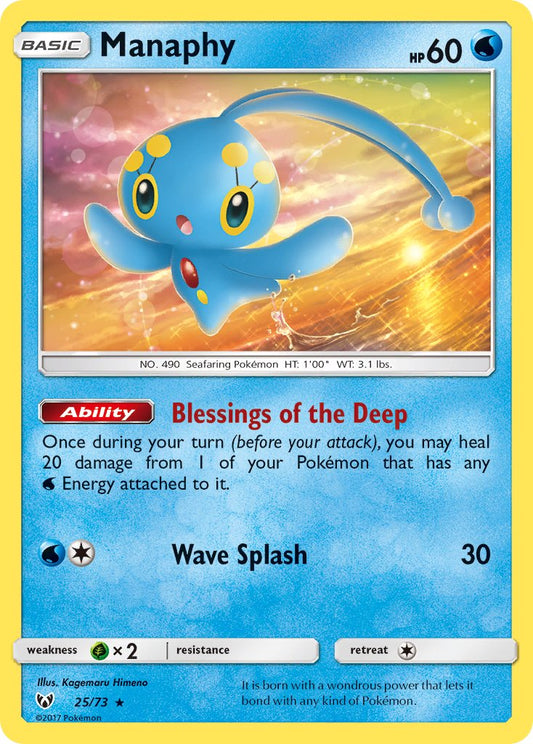 Manaphy 25/73 Holo Rare - MissingNo.