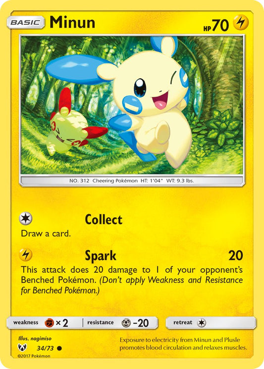 Minun 34/73 Reverse Common - MissingNo.
