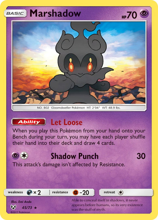 Marshadow 45/73 Holo Rare - MissingNo.