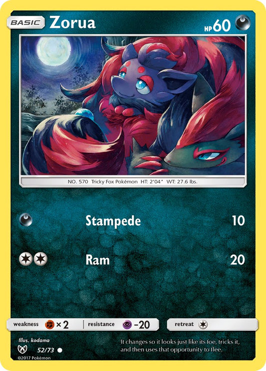 Zorua 52/73 Reverse Common - MissingNo.