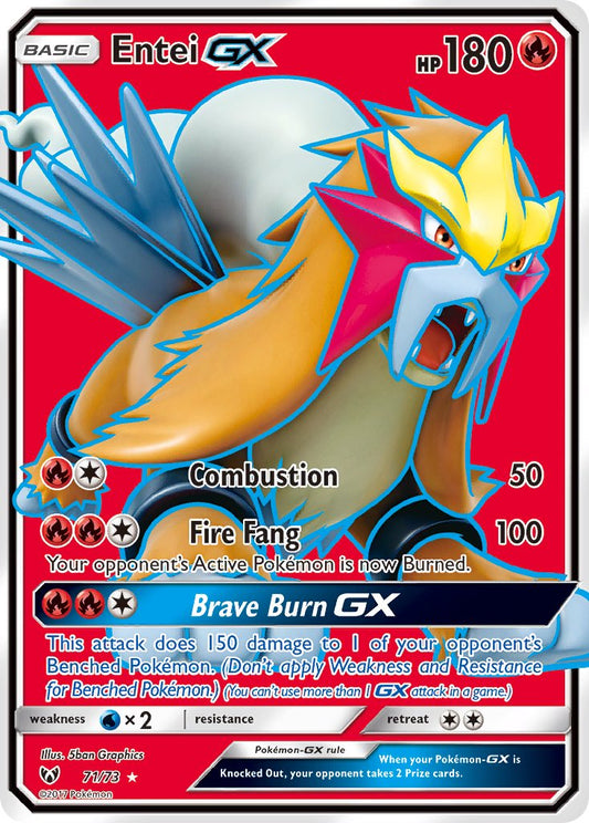 Entei GX 71/73 Holo Ultra Rare GX - MissingNo.