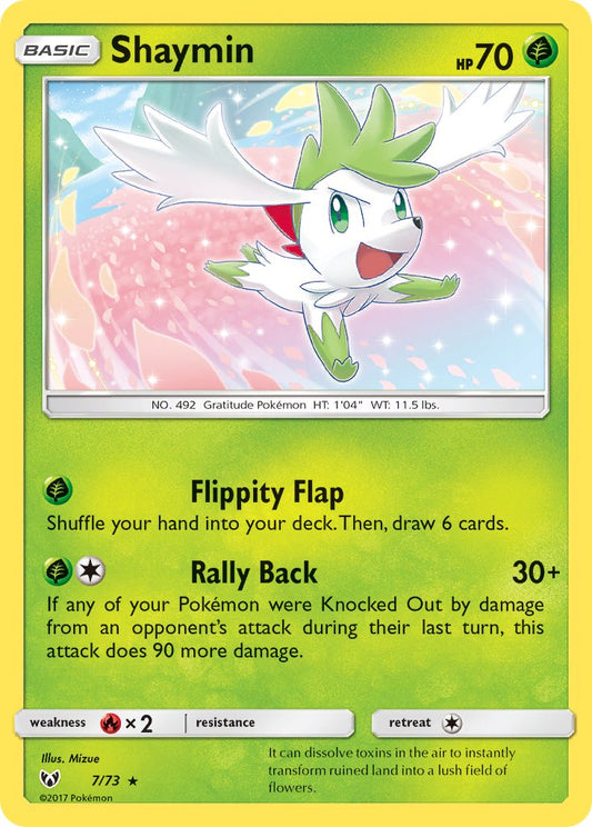 Shaymin 7/73 Reverse Rare - MissingNo.