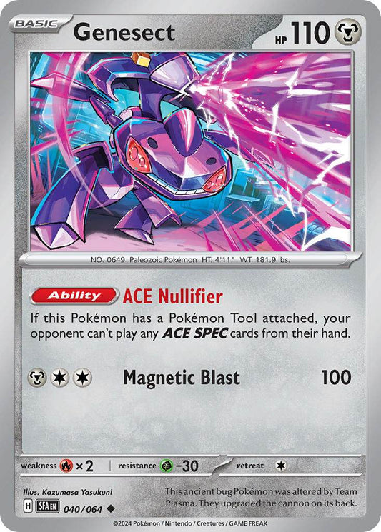 Genesect 40/64 Reverse Uncommon - MissingNo.