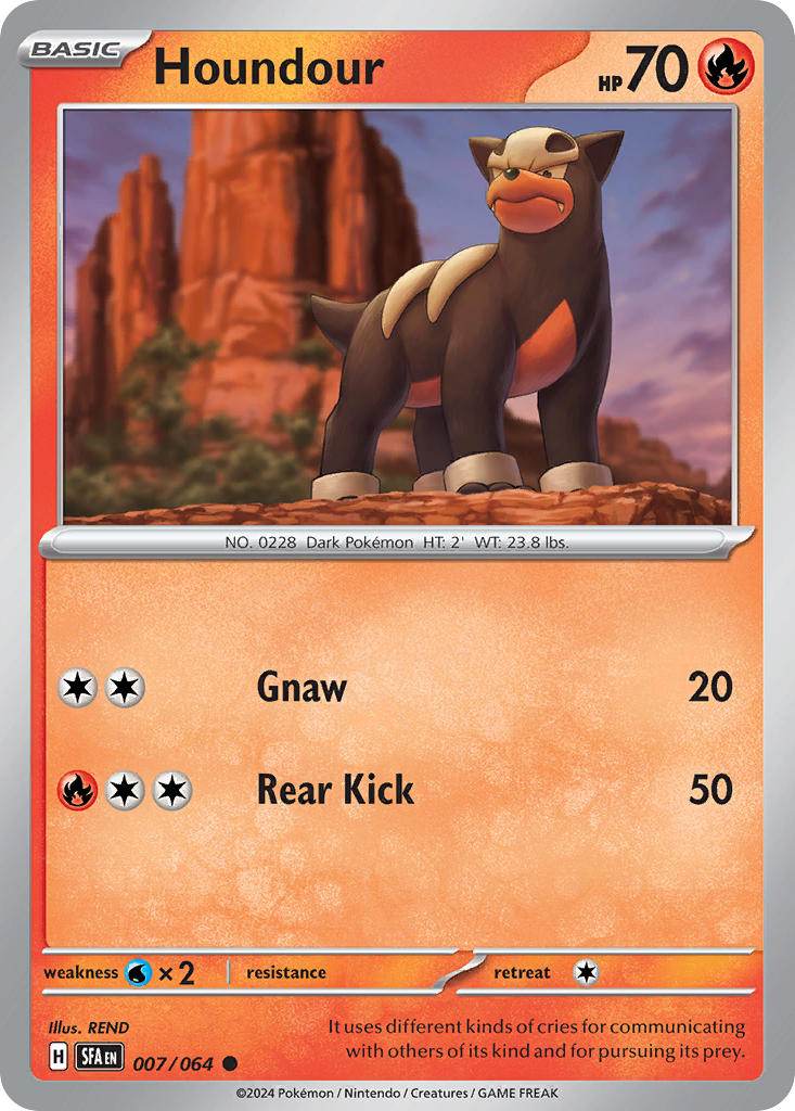 Houndour 7/64 Common - MissingNo.