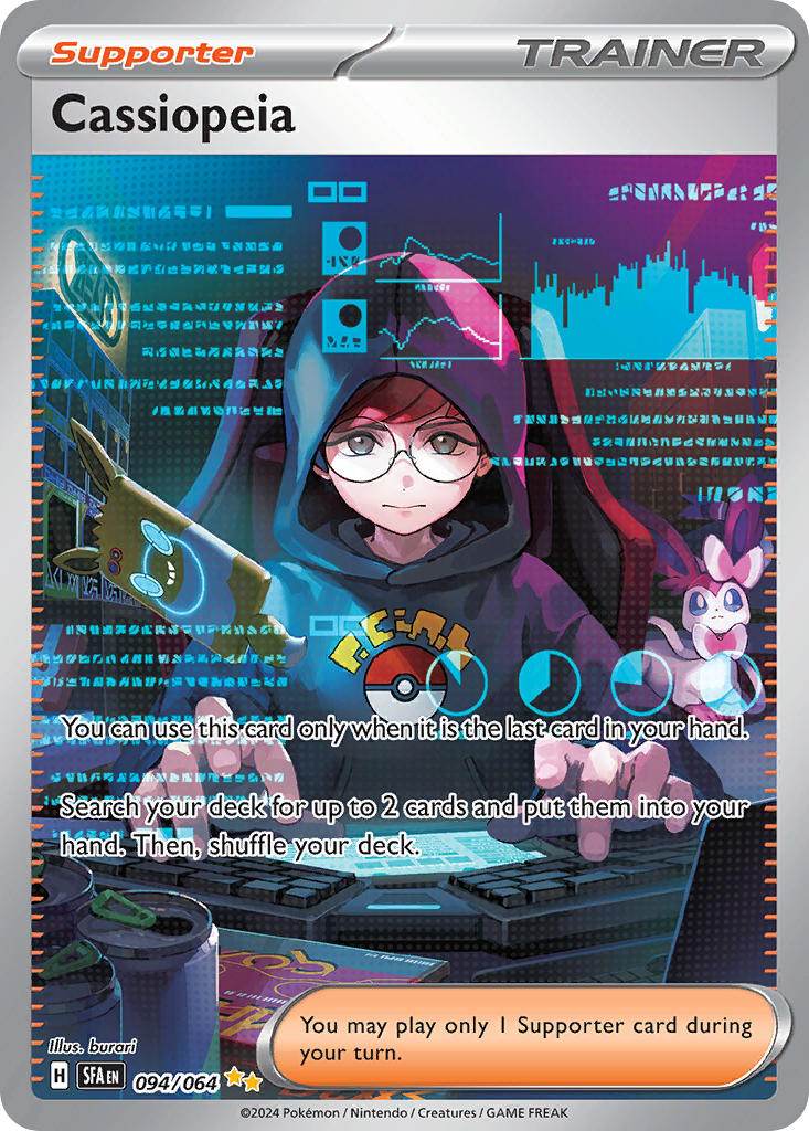 Cassiopeia 94/64 Special Illustration Rare - MissingNo.