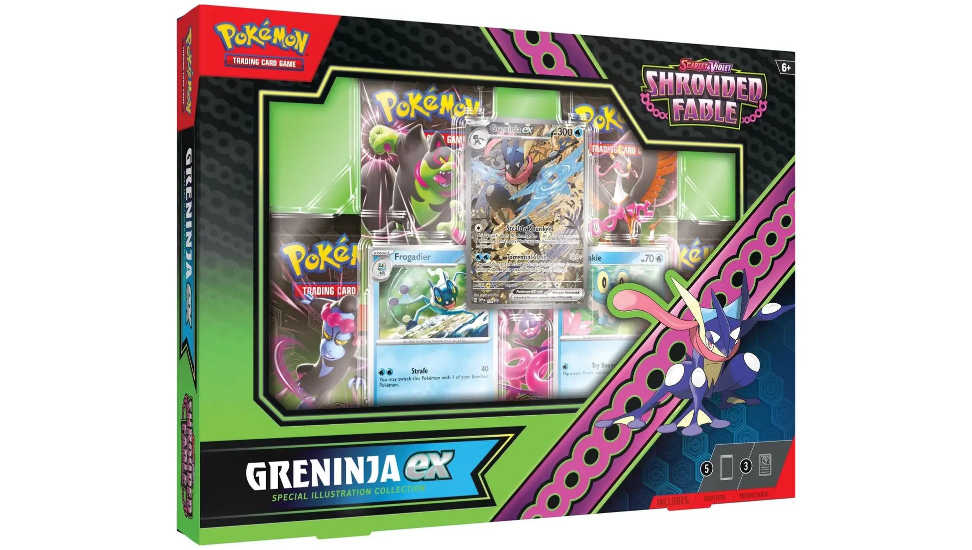 Shrouded Fable Greninja ex Special Illustration Collection Pokemon Cards