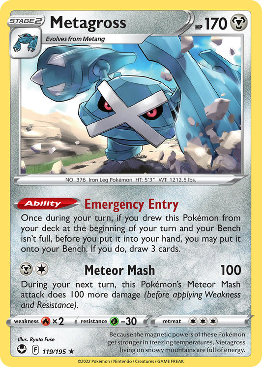 Metagross 119/195 Reverse Rare