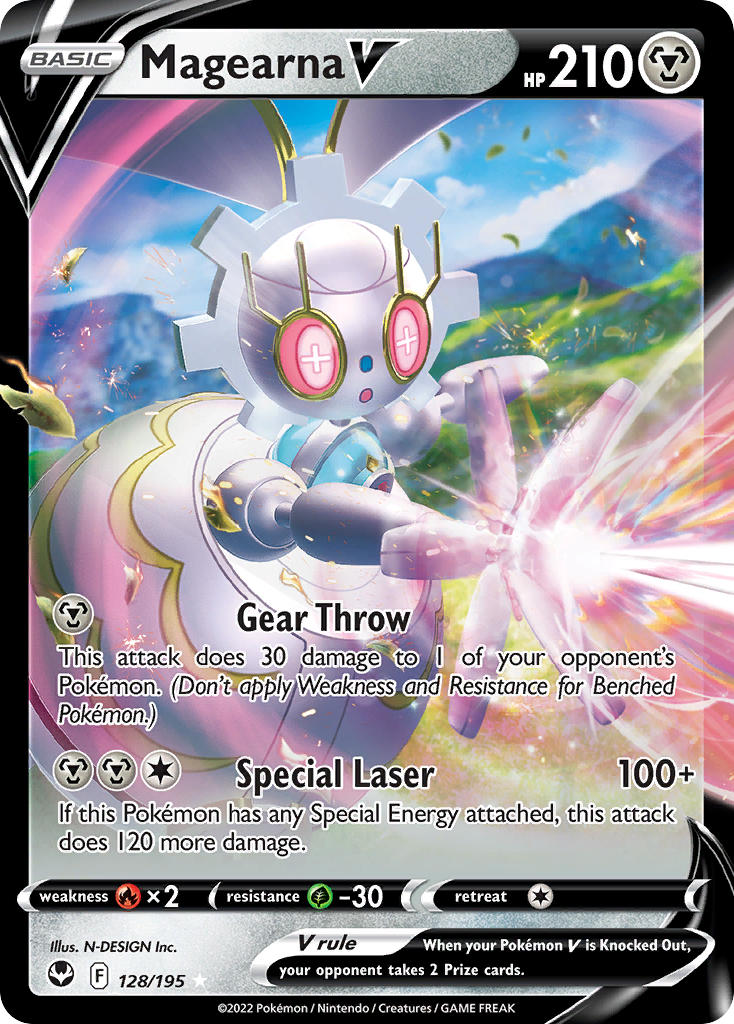 Magearna V 128/195 Holo Rare V