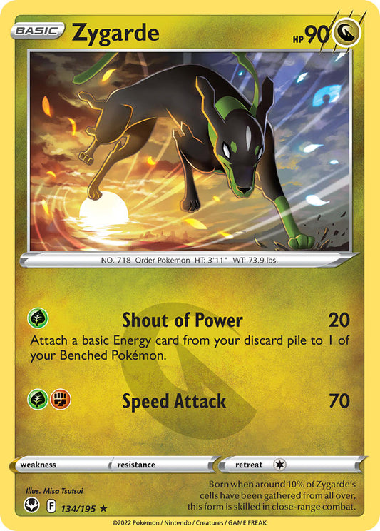 Zygarde 134/195 Reverse Rare