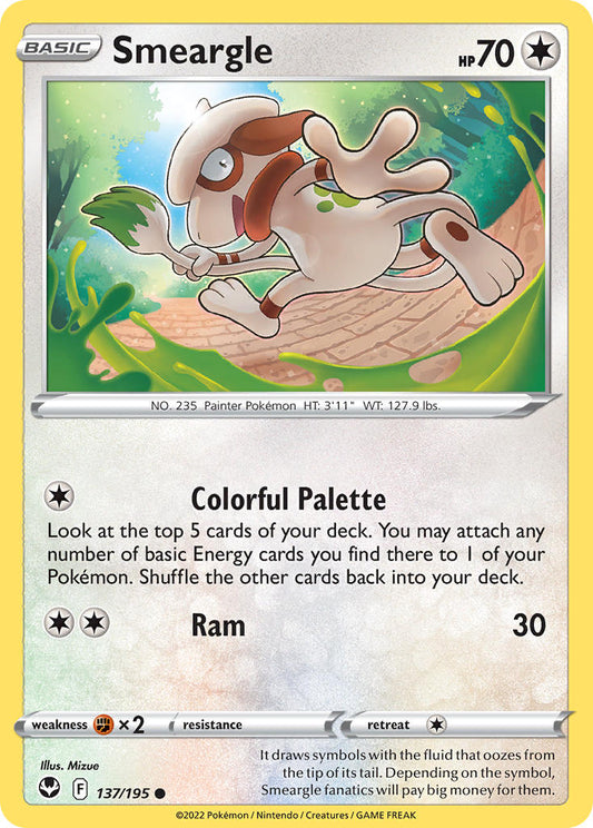 Smeargle 137/195 Reverse Common
