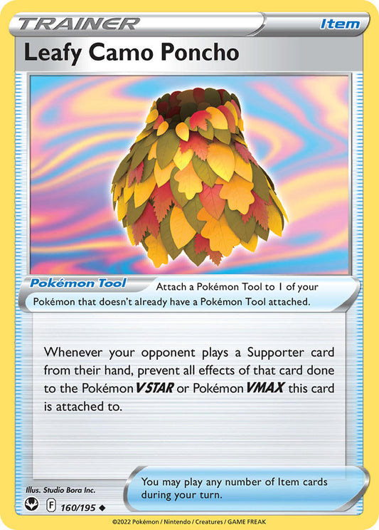 Leafy Camo Poncho 160/195 Play! Pokémon Stamp Prize Pack Series 3 Exclusive