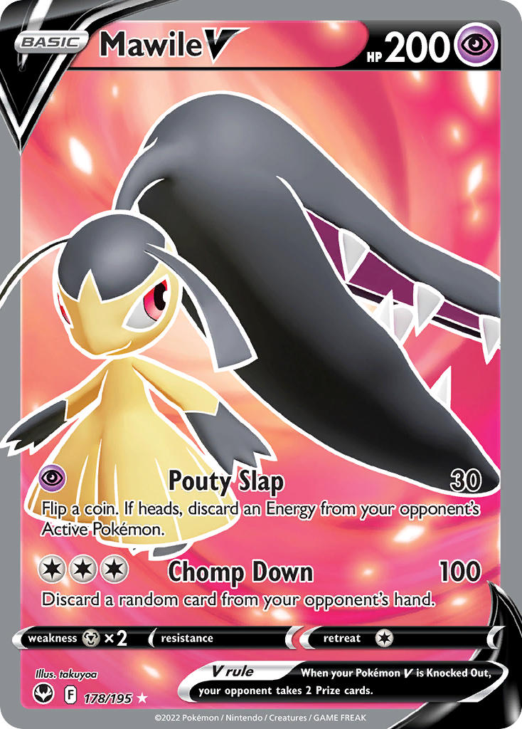 Mawile V 178/195 Holo Ultra Rare V