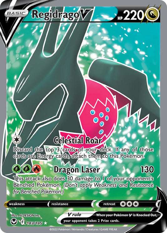 Regidrago V 183/195 Holo Ultra Rare V