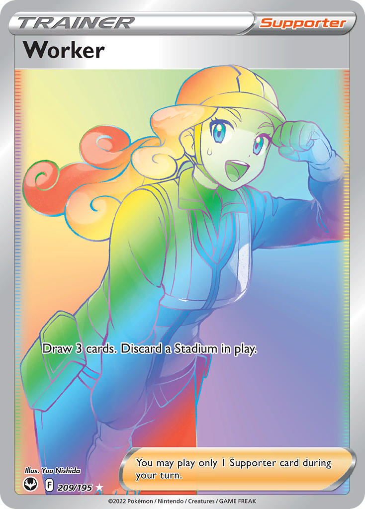 Worker 209/195 Rainbow Secret Rare