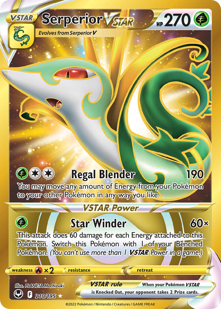 Serperior VSTAR 210/195 Gold Secret Rare VSTAR