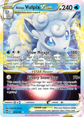 Alolan Vulpix VSTAR 034/195 Holo Rare VSTAR