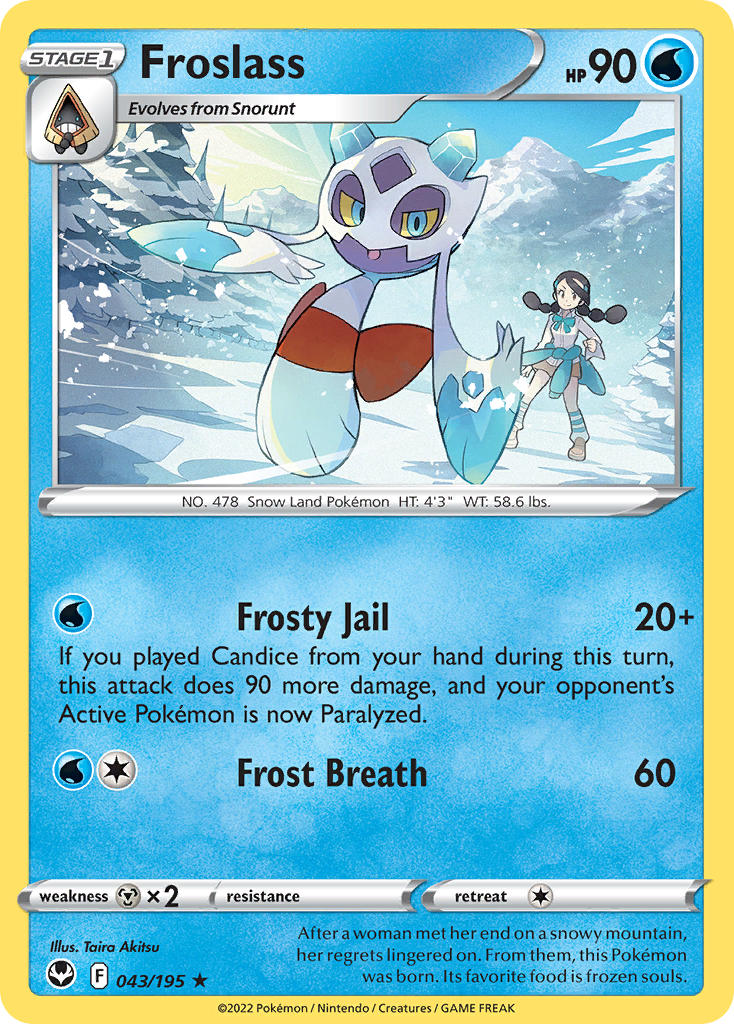 Froslass 43/195 Non-Holo Rare