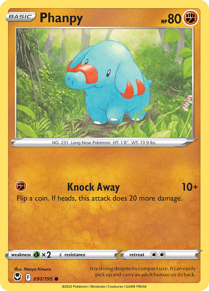 Phanpy 91/195 Reverse Common