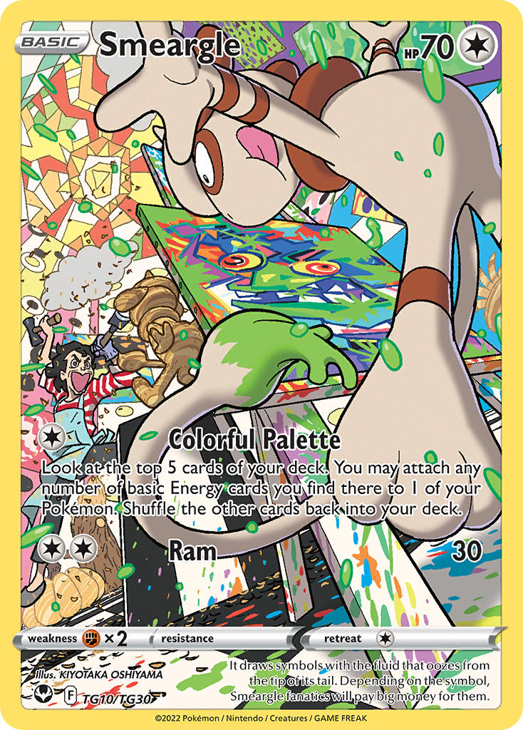 Smeargle TG10/TG30 Holo Rare