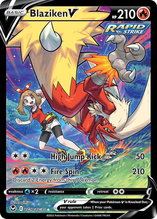 Blaziken V TG14/TG30 Holo Rare V
