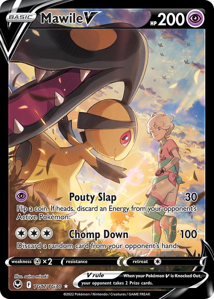 Mawile V TG17/TG30 Holo Rare V