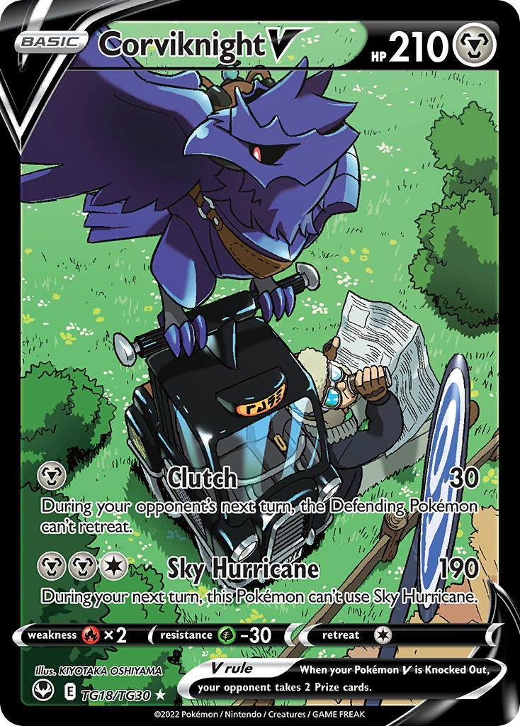 Corviknight V TG18/TG30 Holo Rare V