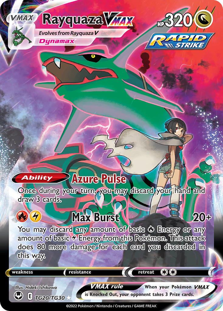Rayquaza VMAX TG20/TG30 Holo Rare VMAX
