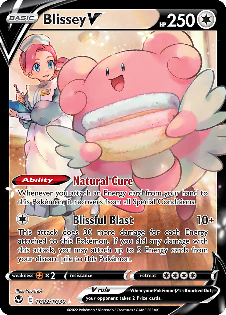 Blissey V TG22/TG30 Holo Rare V