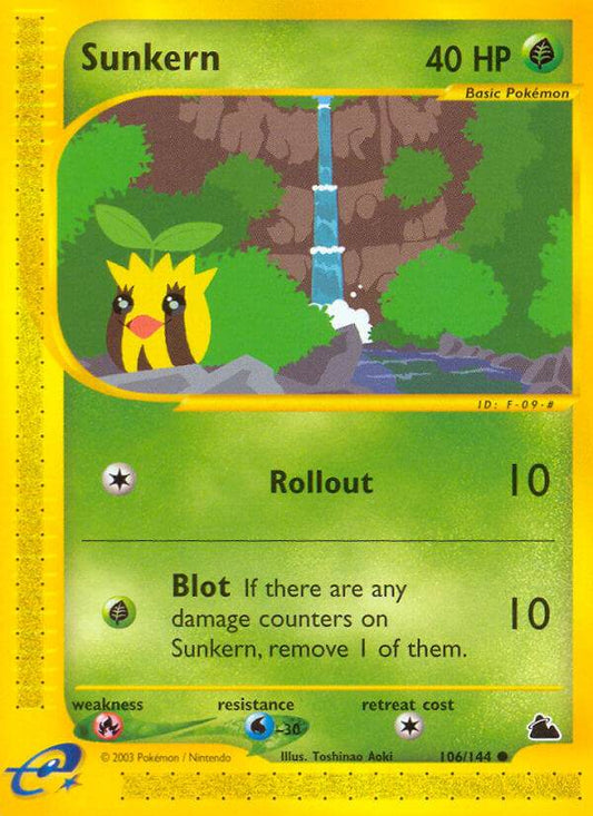 Sunkern 106/144 Reverse Common - MissingNo.
