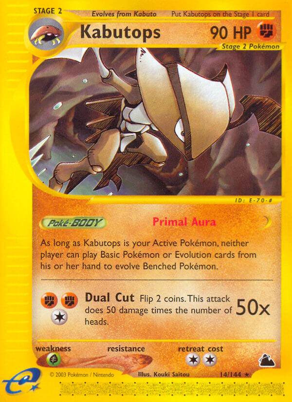 Kabutops 14/144 Non-Holo Rare - MissingNo.