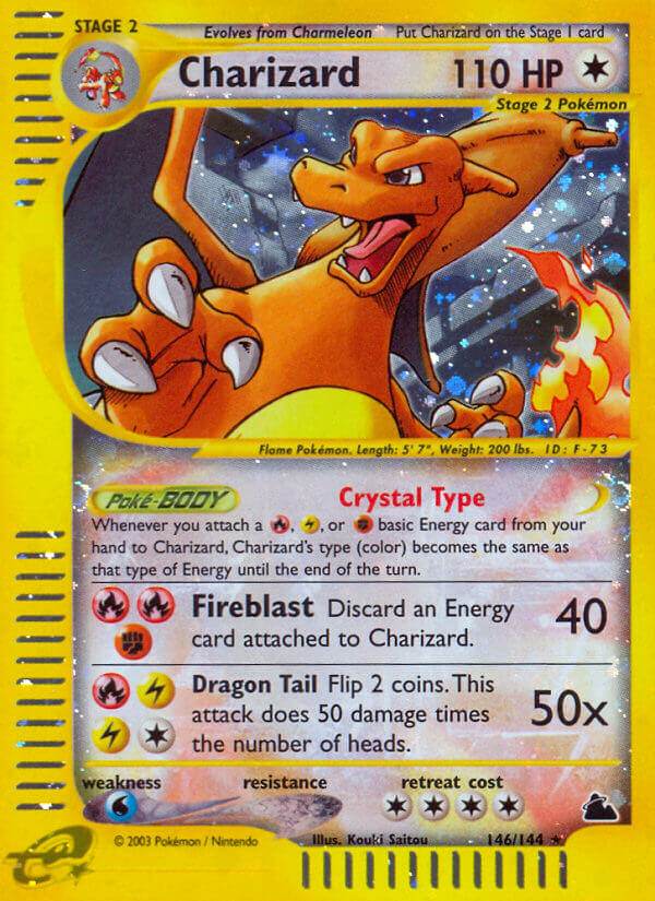 Charizard 146/144 Reverse Secret Rare - MissingNo.