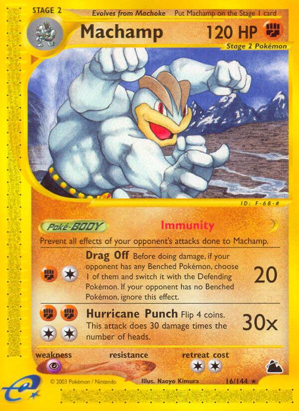 Machamp 16/144 Non-Holo Rare - MissingNo.