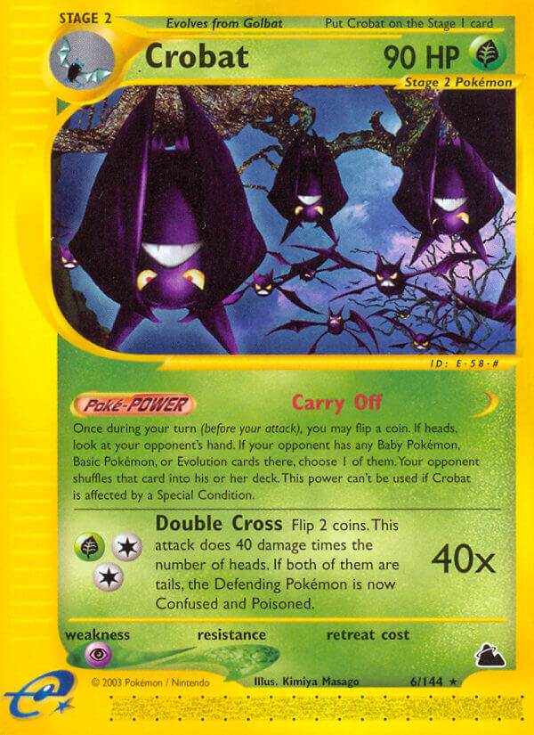 Crobat 6/144 Non-Holo Rare - MissingNo.