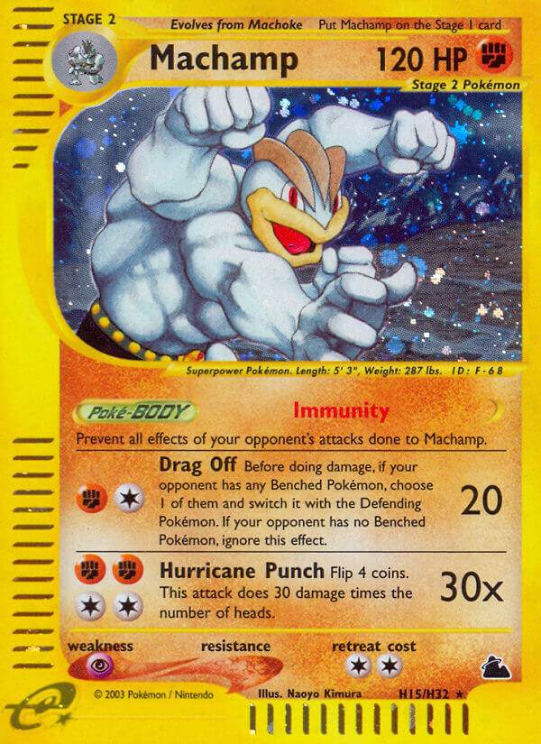 Machamp H15/H32 Holo Rare - MissingNo.