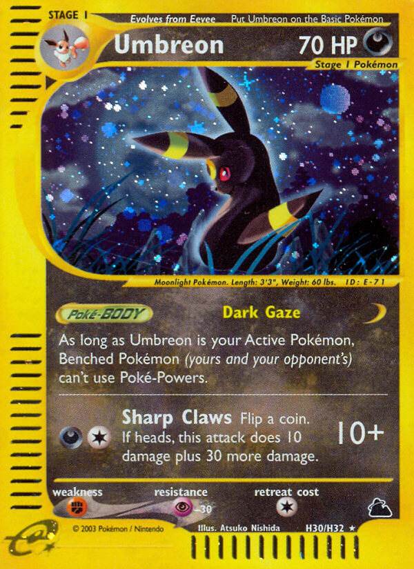 Umbreon H30/H32 Holo Rare - MissingNo.