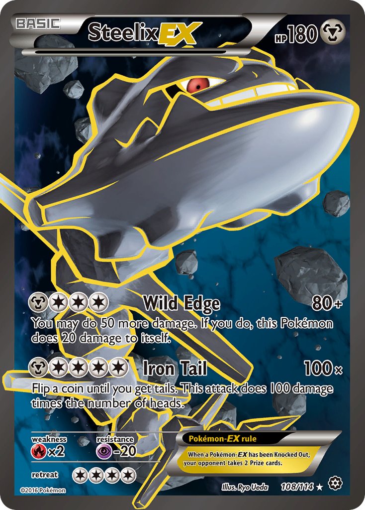 Steelix EX 108/114 Holo Ultra Rare EX - MissingNo.