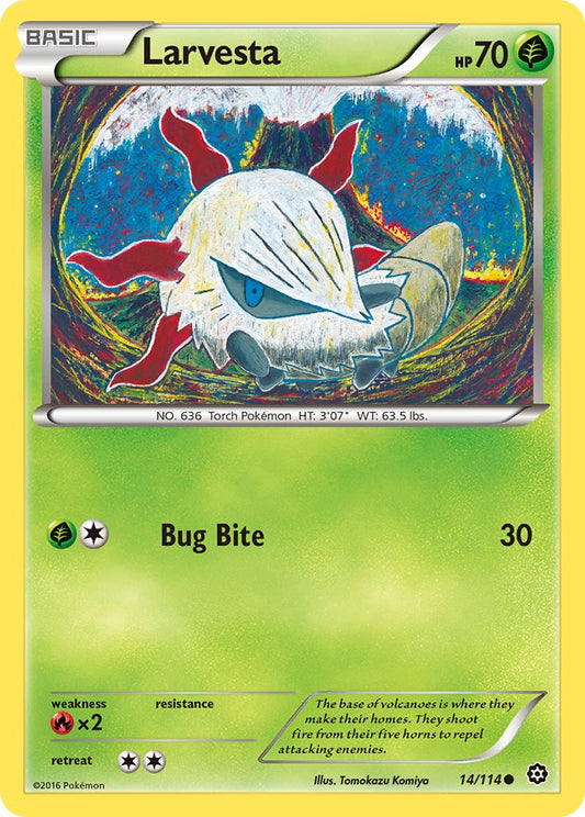 Larvesta 14/114 Common - MissingNo.