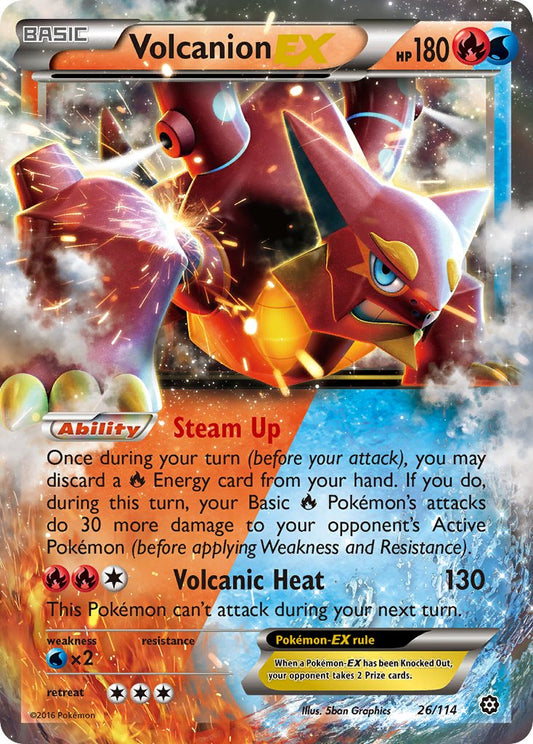 Volcanion EX 26/114 Jumbo Volcanion EX Challenge Box Exclusive - MissingNo.