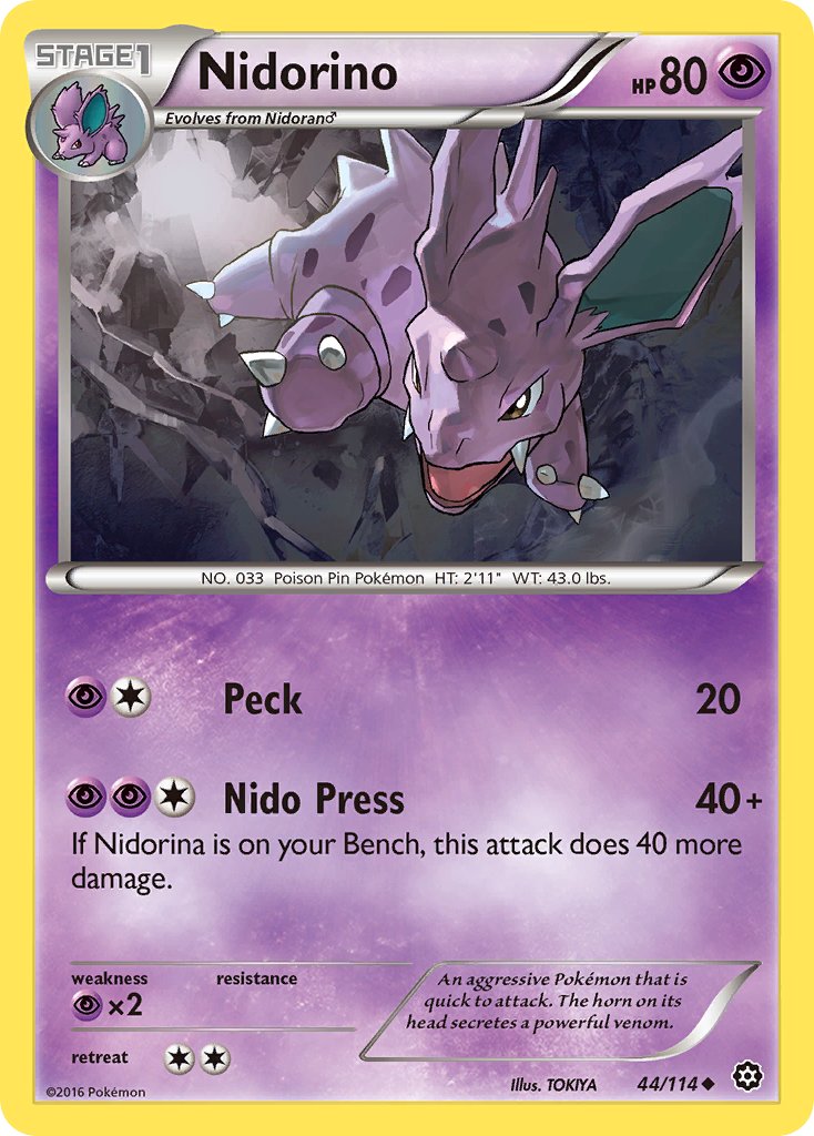 Nidorino 44/114 Uncommon - MissingNo.