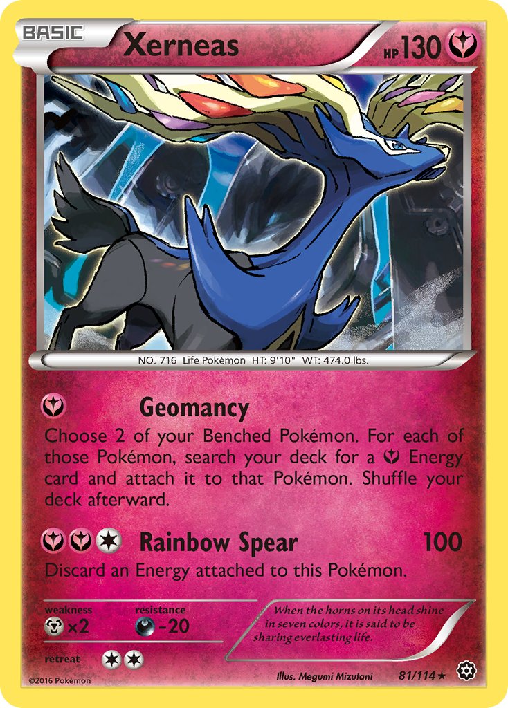 Xerneas 81/114 Holo Rare - MissingNo.