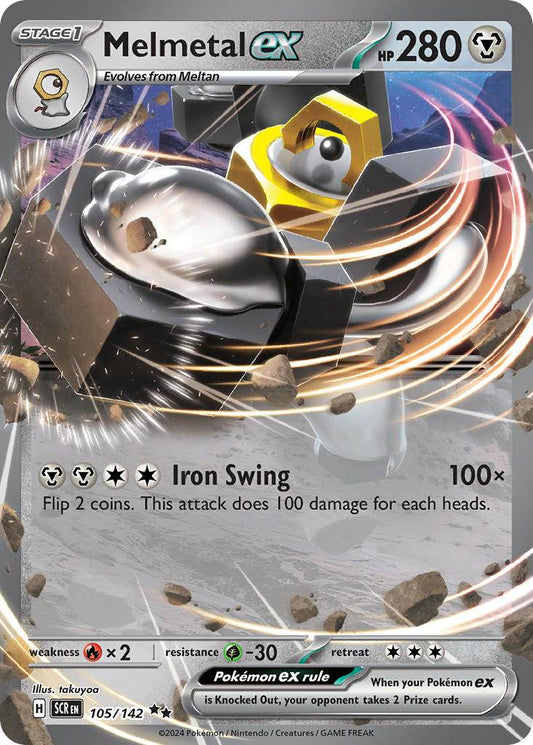 Melmetal ex 105/142 Double Rare ex - MissingNo.