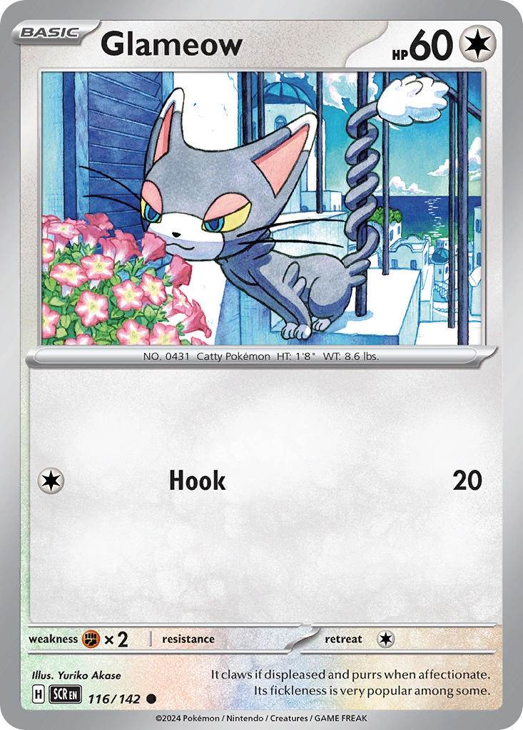 Glameow 116/142 Reverse Common - MissingNo.