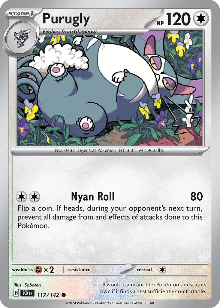 Purugly 117/142 Reverse Common - MissingNo.