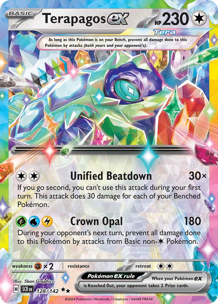 Terapagos ex 128/142 Play! Pokémon Stamp Prize Pack Series 6 Exclusive - MissingNo.