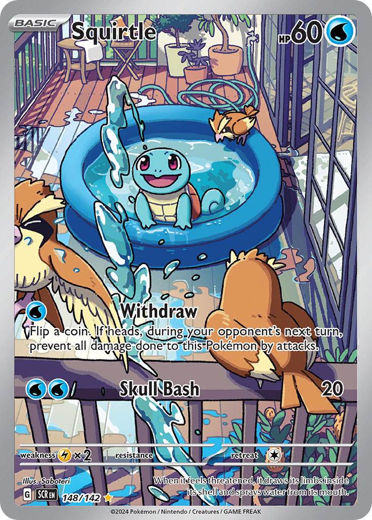 Squirtle 148/142 Illustration Rare - MissingNo.