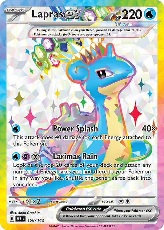 Lapras ex 158/142 Ultra Rare ex - MissingNo.