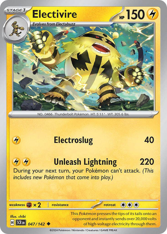 Electivire 47/142 Uncommon - MissingNo.