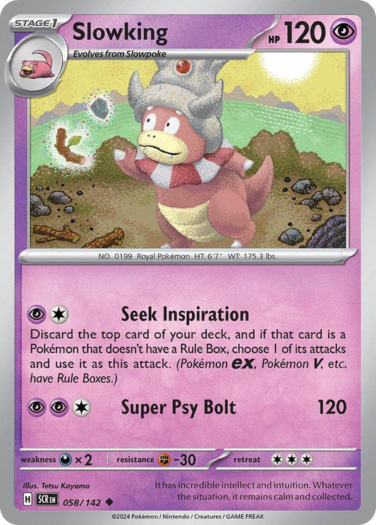Slowking 58/142 Uncommon - MissingNo.